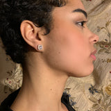 Boucle d’oreille Crystal 1980's